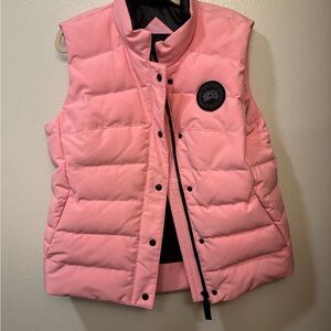 Authentic Canada Goose Women's Pink Puffer Vest